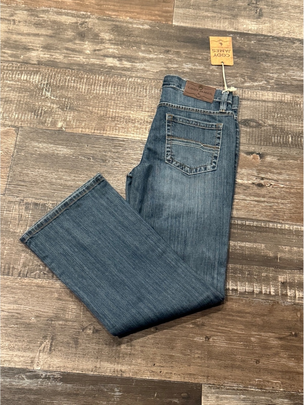 Cody James relaxed fit, dark wash, size 30x30